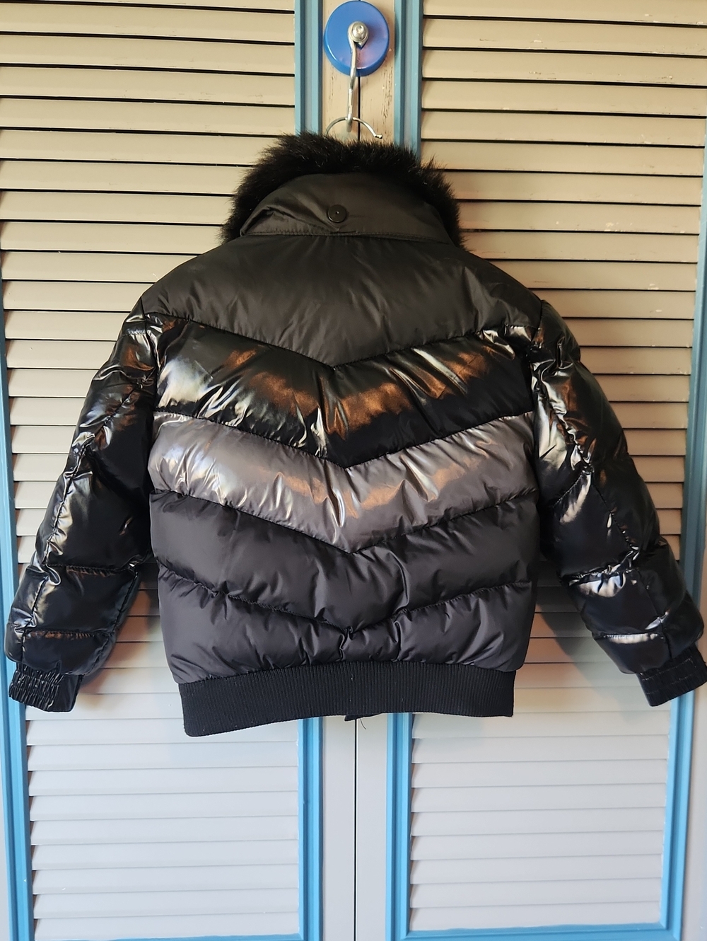 Jordan Craig Kids Black Puffer Coat Faux Fur Collar - Picture 9 of 13